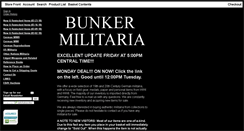 Desktop Screenshot of bunkermilitaria.com